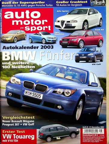 Deckblatt Auto Motor und Sport (25/2002)